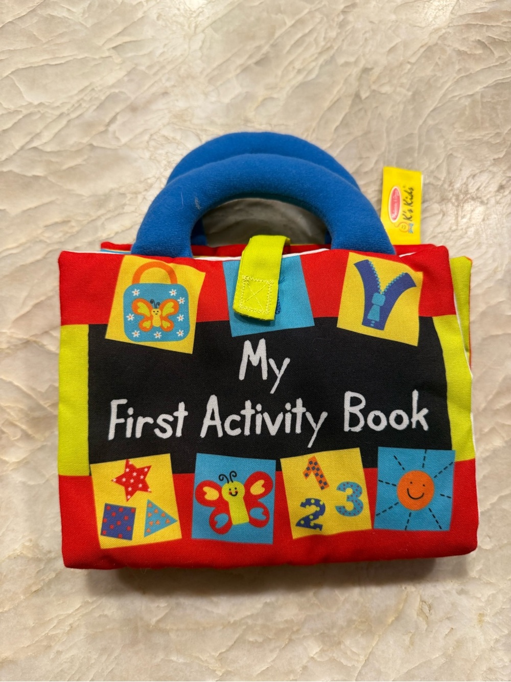 Melissa & Doug Kās Kids My First Activity Book Soft Baby Sensory Toy